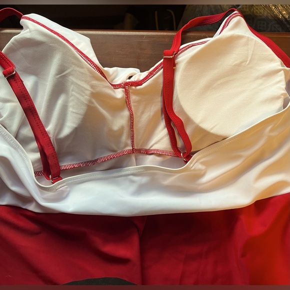 Size Floral Cami Tankini Top - Picture 5 of 8